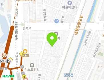 서울특별시 동대문구 회기로4길 7-8 (제기동) 지도