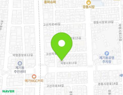 서울특별시 동대문구 약령시로13길 4-3 (제기동) 지도