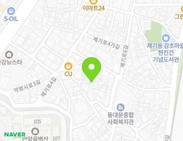 서울특별시 동대문구 약령시로5길 33-16 (제기동) 지도