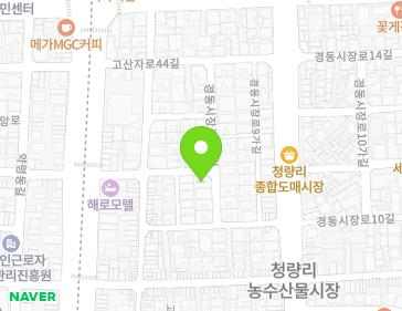 서울특별시 동대문구 경동시장로9나길 7 (제기동) 지도