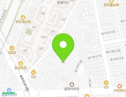 서울특별시 동대문구 제기로15길 22 (제기동) 지도