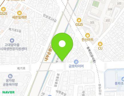 서울특별시 동대문구 제기로 35 (제기동) 지도