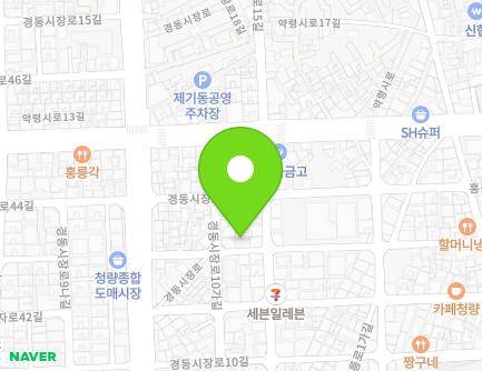 서울특별시 동대문구 경동시장로12길 15 (제기동, 해뜨는집) 지도
