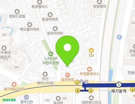 서울특별시 동대문구 왕산로19나길 3 (제기동, 태종빌딩) 지도