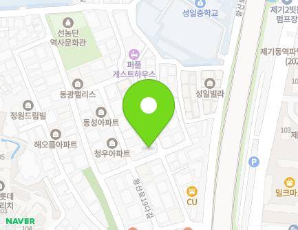 서울특별시 동대문구 왕산로19마길 15 (제기동, 정우빌딩) 지도