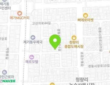 서울특별시 동대문구 고산자로42길 13-2 (제기동, 제기동근린생활시설) 지도