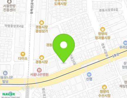 서울특별시 동대문구 왕산로 147 (제기동, 경동시장) 지도