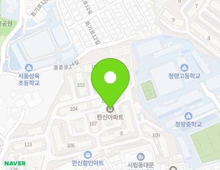 서울특별시 동대문구 제기로 131 (청량리동, 한신아파트) 지도