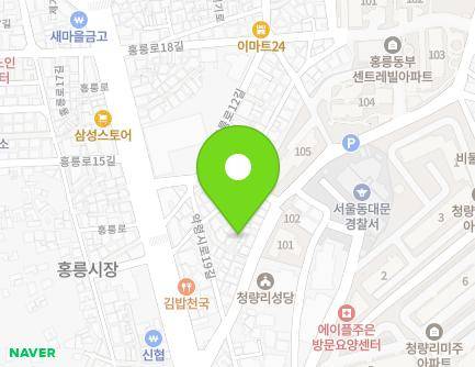 서울특별시 동대문구 홍릉로8길 19-8 (청량리동) 지도