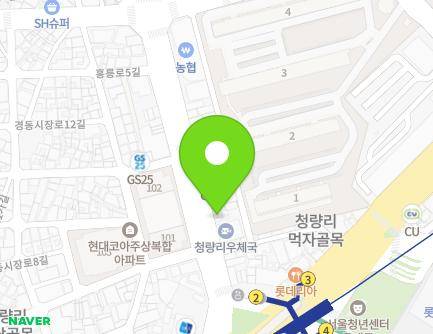 서울특별시 동대문구 홍릉로 12 (청량리동) 지도