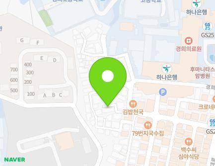 서울특별시 동대문구 경희대로3길 33 (회기동, 경희아트빌라) 지도