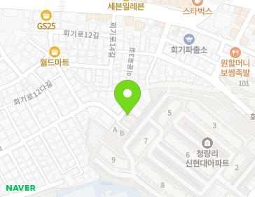 서울특별시 동대문구 회기로12길 27-20 (회기동, 현대하이츠빌라) 지도
