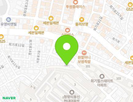 서울특별시 동대문구 회기로12가길 43-1 (회기동) 지도