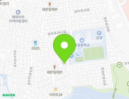 서울특별시 동대문구 망우로18마길 24 (휘경동) 지도