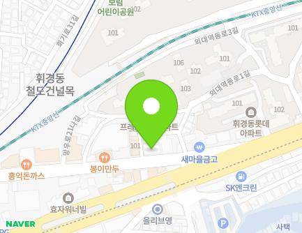 서울특별시 동대문구 망우로21길 24 (휘경동) 지도