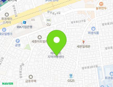 서울특별시 동대문구 망우로14가길 31 (휘경동) 지도