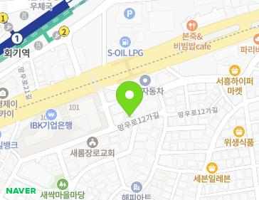 서울특별시 동대문구 망우로12가길 5 (휘경동) 지도