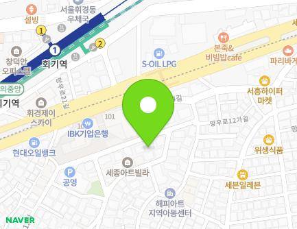 서울특별시 동대문구 망우로12가길 2 (휘경동) 지도