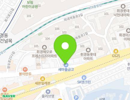 서울특별시 동대문구 망우로21길 12 (휘경동) 지도