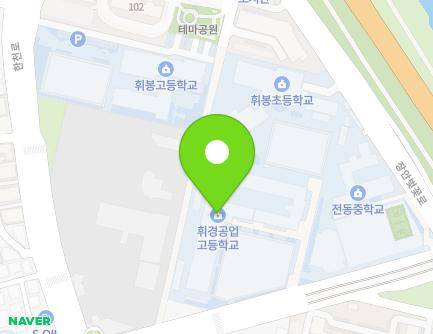 서울특별시 동대문구 겸재로 21 (휘경동, 서울반도체고등학교) 지도