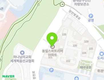 서울특별시 동대문구 한천로 300 (휘경동, 동일스위트리버) 지도