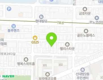 서울특별시 동작구 여의대방로24다길 37-4 (대방동) 지도
