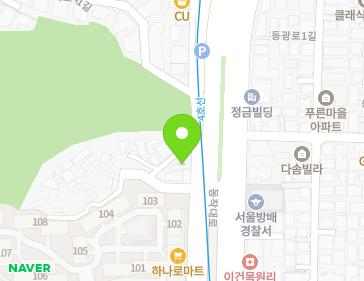 서울특별시 동작구 동작대로 207 (동작동) 지도