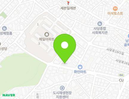 서울특별시 동작구 사당로16마길 40 (사당동, 강남그린빌) 지도