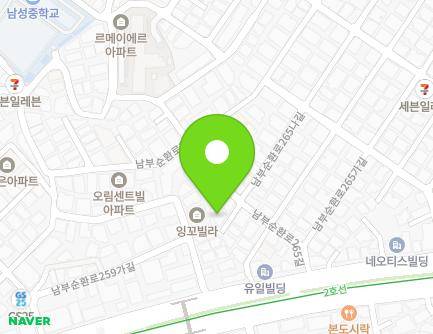 서울특별시 동작구 남부순환로265길 19-2 (사당동, 건영) 지도