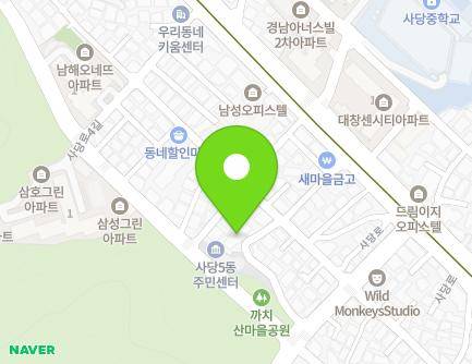 서울특별시 동작구 사당로2차길 66-2 (사당동, 금마타운) 지도