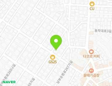서울특별시 동작구 남부순환로269길 48 (사당동, 동산교회) 지도