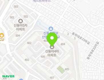 서울특별시 동작구 동작대로29길 110 (사당동, 신동아아파트) 지도