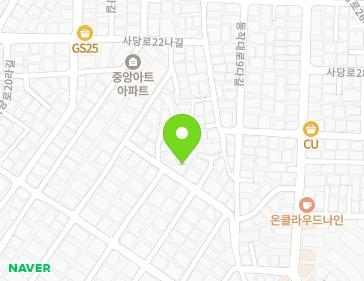 서울특별시 동작구 남부순환로267가길 54 (사당동, 씨티빌) 지도