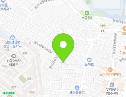 서울특별시 동작구 동작대로29바길 14 (사당동) 지도