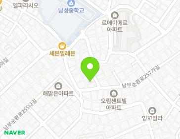 서울특별시 동작구 남부순환로257가길 5-3 (사당동) 지도