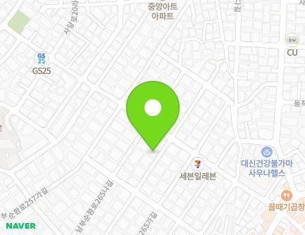 서울특별시 동작구 남부순환로263길 23 (사당동) 지도