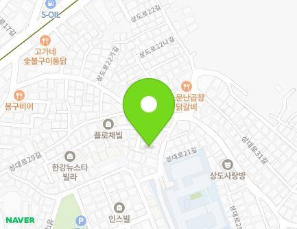 서울특별시 동작구 성대로21다길 5-7 (상도동) 지도