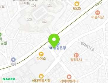 서울특별시 동작구 성대로 3 (상도동) 지도