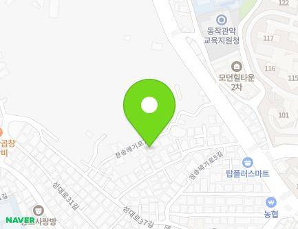 서울특별시 동작구 장승배기로7길 25 (상도동) 지도