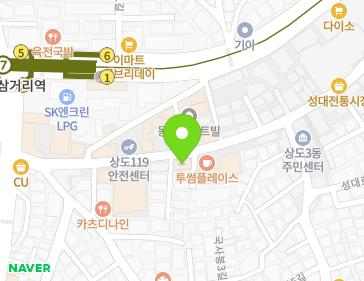 서울특별시 동작구 국사봉1길 28 (상도동) 지도