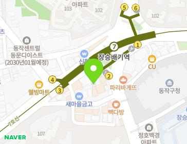 서울특별시 동작구 상도로 178 (상도동) 지도