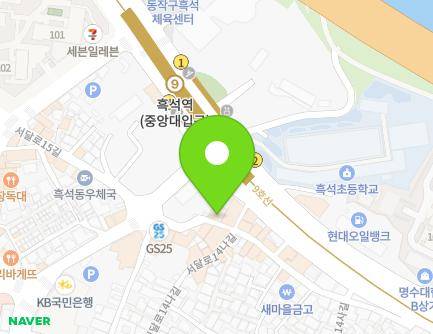 서울특별시 동작구 서달로14길 11 (흑석동) 지도