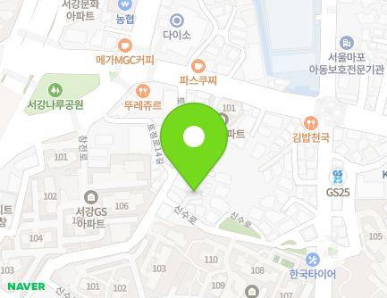 서울특별시 마포구 신수로 25-46 (구수동) 지도