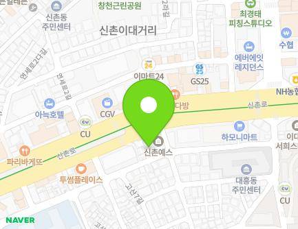 서울특별시 마포구 백범로1길 83 (노고산동, 신촌다올노블리움) 지도