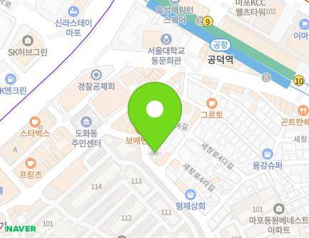 서울특별시 마포구 도화4길 17 (도화동) 지도