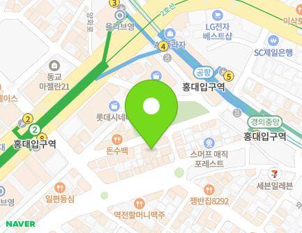 서울특별시 마포구 양화로18안길 22 (동교동, B&J빌딩) 지도