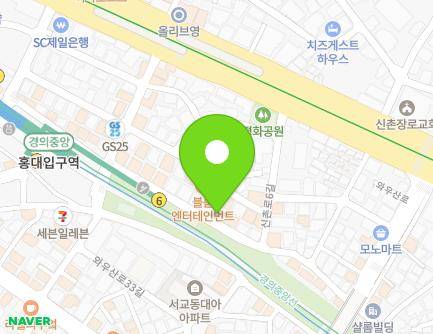 서울특별시 마포구 와우산로37길 30 (동교동, 파크뷰빌딩) 지도