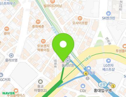 서울특별시 마포구 양화로 183 (동교동, 효성홍익인간오피스텔) 지도