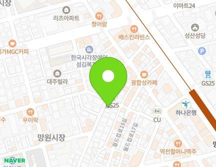 서울특별시 마포구 월드컵로23길 29 (망원동, 기성빌라) 지도