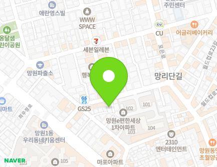 서울특별시 마포구 희우정로12길 22 (망원동, 롯데빌라) 지도